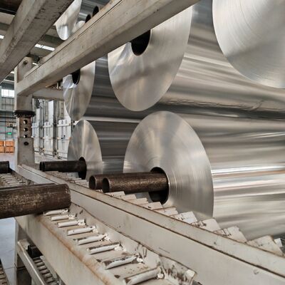 Jumbo Food Aluminum Foil Paper Coil 8011 8079 Custom Width 11-35 Micron Packaging Wrap