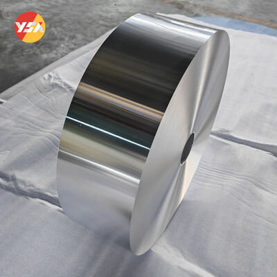 8011 O 55mic 70mic Aluminum Strip Foil Roll Custom Width Flexible Duct Insulation