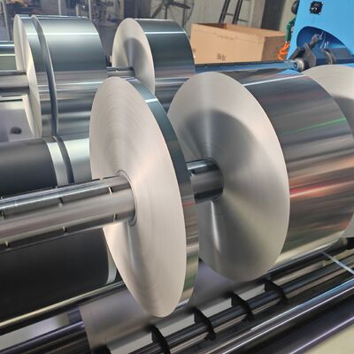 Ventilation Duct Aluminium Foil Roll 8011 O Temper Custom Width Flexible Air Supply