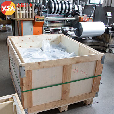 AL+PET Laminating Film Slitting For Flexible Duct Raw Material