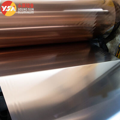 Aluminum Foil Mylar AL+PET Copper Color Single Side For Cable Shielding