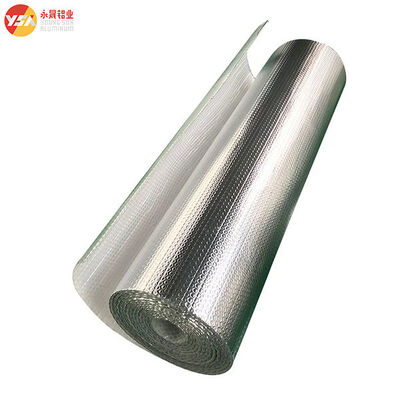 Reflective Aluminium Bubble Foil Roll Custom Width Air Cell Insulation Soundproof