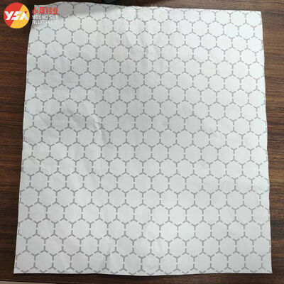 Greaseproof Aluminum Foil Honeycomb Paper Custom Width Burger Sandwich Wrapping Sheet