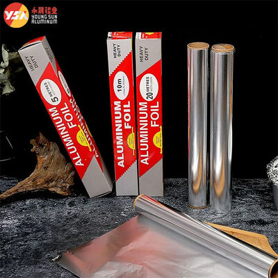 200 Sq Ft Aluminum Foil Roll Custom Width 0.014mm 30cm X 61m Kitchen Wrapper