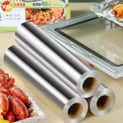 200 Sq Ft Aluminum Foil Roll Custom Width 0.014mm 30cm X 61m Kitchen Wrapper
