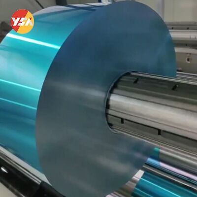 Hydrophilic Blue Aluminum Foil Roll 8011 Custom Width Air Conditioner Heat Exchange
