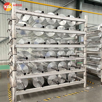 8011 0.006mm Double Zero Aluminum Foil Roll Custom Width High End Food Packaging