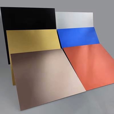 PVDF Coating Painted Aluminum Sheets 0.2mm-6.5mm Colored Aluminum Sheet Metal