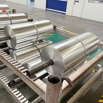 Double Zero Aluminum Foil Roll Custom Width 0.006-0.009mm Ultra Thin Food Packaging