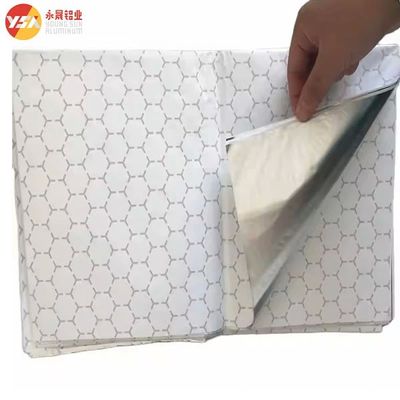 25*35cm 30*30cm Pure Aluminium Foil Alloy 8011 Burger Wrap Foil Paper