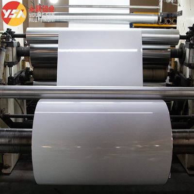 AL + PET Milky Laminated Aluminum Foil Single Sided Printing Film