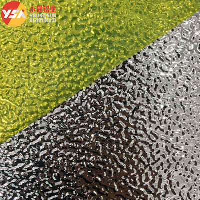 Stucco Embossed Aluminum Sheet 3003 5052 Anti Slip Corrosion Resistant for Refrigerator Liner Custom Size