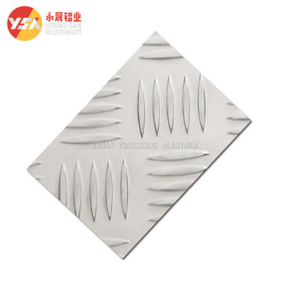 5052 H32 Anti-Slip Aluminum Checkered Plate 3mm Weldable Corrosion Resistant Lightweight Tread Plate for Truck Bed