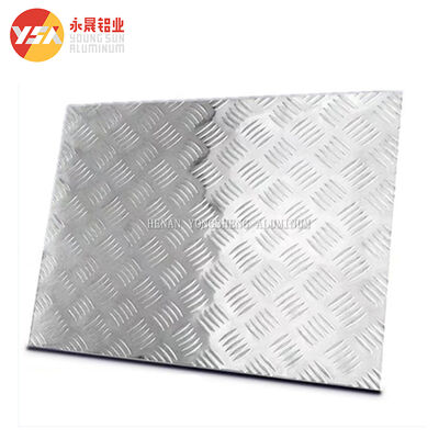 Anti Slip Aluminum Checkered Plate 1060 3003 5052 1.5mm 2mm for Construction Marine Automotive Flooring Stair Tread