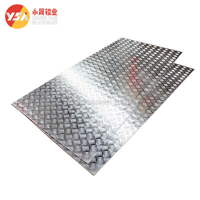5052 H32 Anti-Slip Aluminum Checkered Plate 3mm Weldable Corrosion Resistant Lightweight Tread Plate for Truck Bed