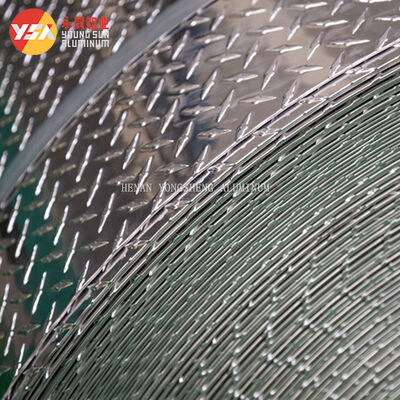 Aluminum Hot Rolled Checkered Plate Non Slip Textured Metal Sheet Ideal for Industrial Flooring and Equipment Protection