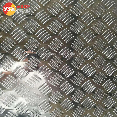 Aluminum Hot Rolled Checkered Plate Non Slip Textured Metal Sheet Ideal for Industrial Flooring and Equipment Protection