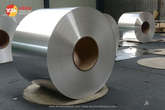 Roll Forming Aluminum Coil 3003 5052 Flame Retardant High Gloss Custom ID 508mm Seaworthy Export Packing