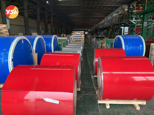 PVDF Coating Material Color Coated Aluminum Coil Wood Grain Aluminum Coil Stock Ideal for Exterior Wall Panels and Decorative