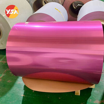 UV Resistant Color Coated Aluminum Coil 0.2-6.0mm H24 Double-Sided PVDF Coating 20 Year Outdoor Lifespan