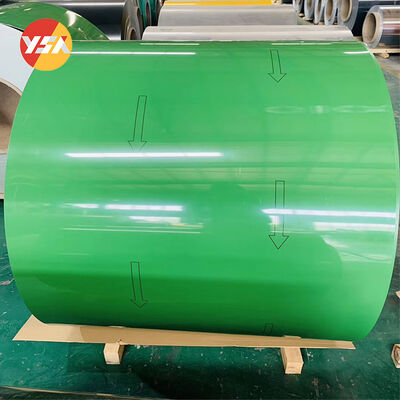 UV Resistant Color Coated Aluminum Coil 0.2-6.0mm H24 Double-Sided PVDF Coating 20 Year Outdoor Lifespan