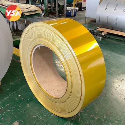 3003 5052 PVDF PE Prepainted Color Coated Aluminum Coil 0.2mm-3.0mm Custom Width Heavy Jumbo Coil for Roofing Gutter