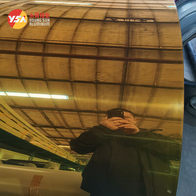 A1000 A3003 Series High Reflective Mirror Aluminum Sheet For Train Car  Oil Floating Disc Door Core