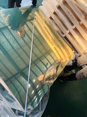 Mirror Aluminum Sheet 1050 1060 Alloy Reflective Polished Surface 6mm to 500mm Core Thickness
