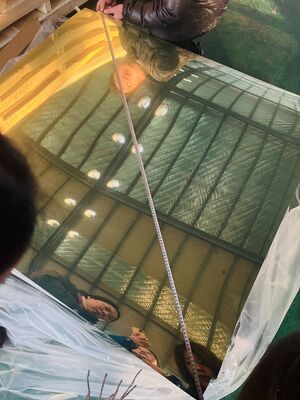 A1000 A3003 Series High Reflective Mirror Aluminum Sheet For Train Car  Oil Floating Disc Door Core