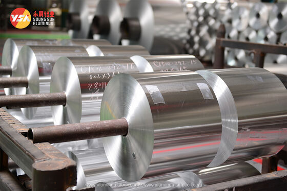 8011 Aluminum Foil Raw Material For Tape Duct Building Waterproof Membrane Production