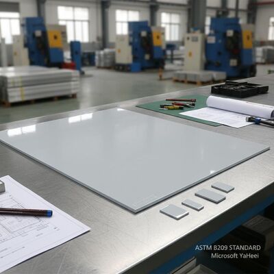 ASTMB209 Standard Aluminum Plate Polyester Coating Ideal Material for Fabrication Manufacturing and Engineering Projects