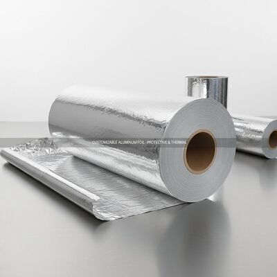 Customizable Aluminum Foil Paper Outer Diameter 100-700mm Engineered for Protective Wrapping and Thermal Insulation Tasks