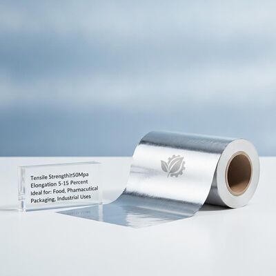 Laminated Aluminum Foil 8011 8079 Tensile 50Mpa Elongation 5-15 Percent Food Pharmaceutical Packaging Insulation