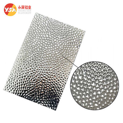 Embossed Aluminum Sheet PVDF PE Coating Antiskid Slip Resistant for Facade Cladding
