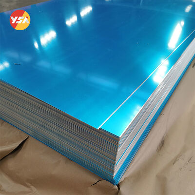 0.5 / 2.0 / 1.25 / 1.6 / 2.5mm 1050 5052 H14 H32 Temper One Side Blue PVC Aluminum Sheet