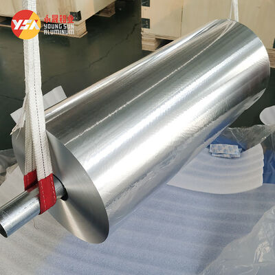 8006 7-60 Micron Aluminium Jumbo Roll Custom Width Household Fast Food Wrapping Foil