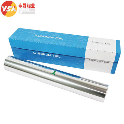 Heavy Duty Aluminum Foil Roll Custom Width 18 Inch X 1000 Feet Household Packing