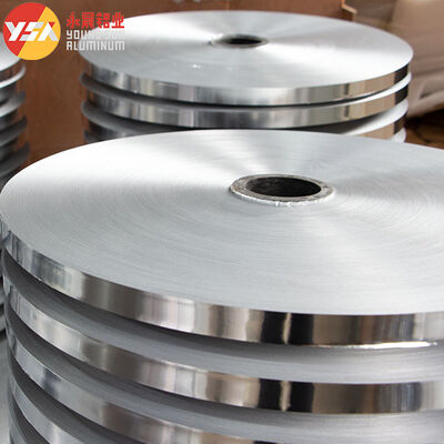Double Sided Laminated AL+PET+AL Aluminum Foil Film For Cable
