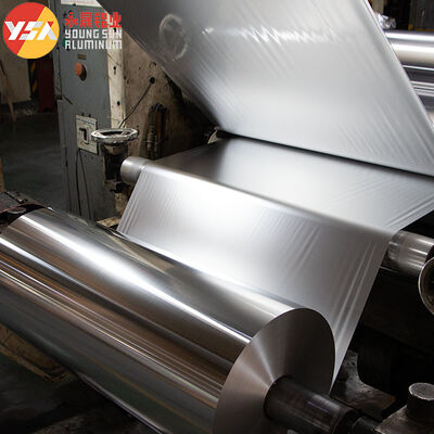 Doppelseitige Aluminiumfolie Polyester Flexible Duct Laminating Film
