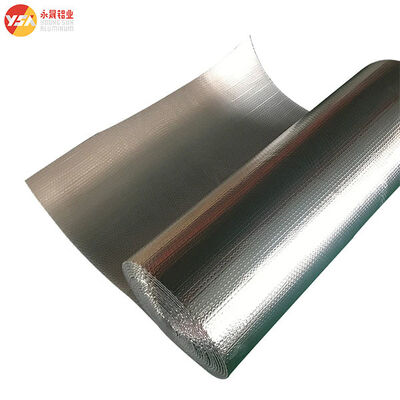 Reflective Aluminium Bubble Foil Roll Custom Width Air Cell Insulation Soundproof