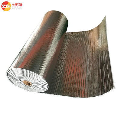Reflective Aluminium Bubble Foil Roll Custom Width Air Cell Insulation Soundproof