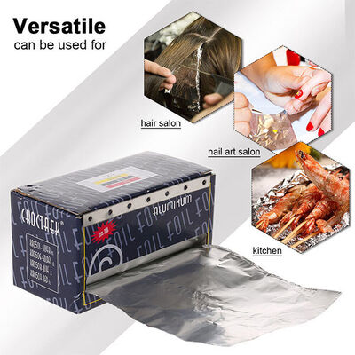 8011 0.025mm Hair Foil For Hair Coloring Salon Use 4.5cm 9.5cm Roll