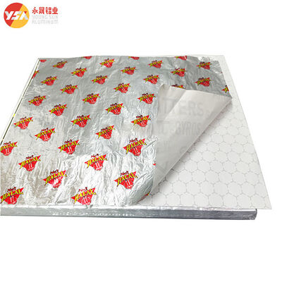 Greaseproof Aluminum Foil Honeycomb Paper Custom Width Burger Sandwich Wrapping Sheet