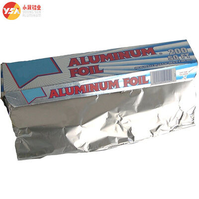 200 Sq Ft Aluminum Foil Roll Custom Width 0.014mm 30cm X 61m Kitchen Wrapper