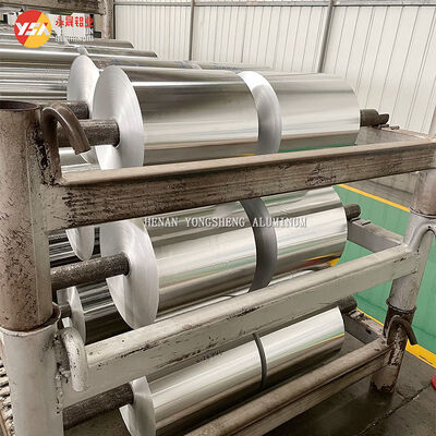 8011 0.006mm Double Zero Aluminum Foil Roll Custom Width High End Food Packaging