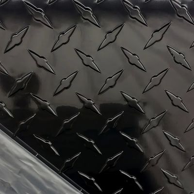 1600mm Black Aluminum Tread Plate 4 Ft By 8 Ft Aluminum Diamond Plate