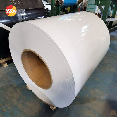 PE PVDF bobina de aluminio recubierta de color 1060 3003 5052 0,2-6,0 mm UV resistente a las intemperie para el techo