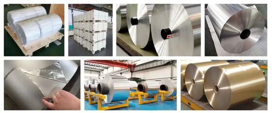 Soft Flexible Aluminum Foil Roll Custom Width Packaging Insulation Industrial Supply