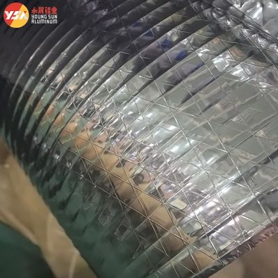 Sliver Rhombus Reinforced Aluminum Foil For Thermal Insulation