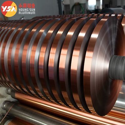 Copper Color AL / PET Lamination Mylar Cable Shielding Aluminium Foil